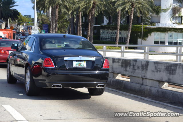 Rolls Royce Ghost spotted in Miami, Florida