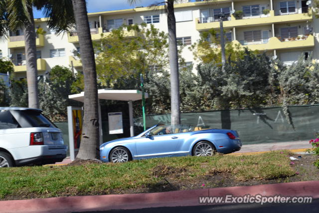 Bentley Continental spotted in Miami, Florida