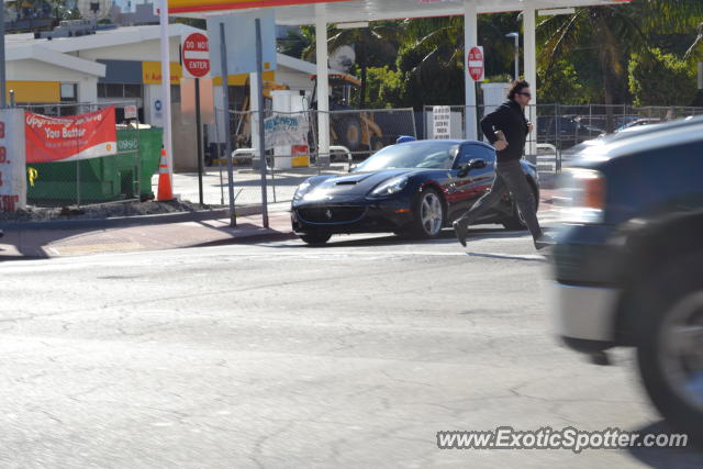 Ferrari California spotted in Miami, Florida