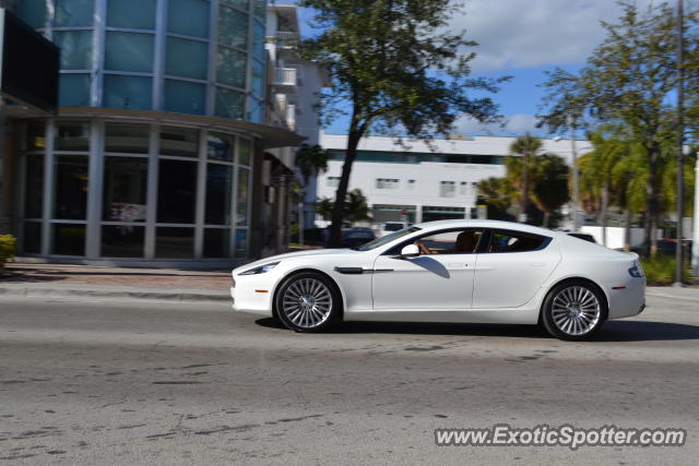 Aston Martin Rapide spotted in Miami, Florida