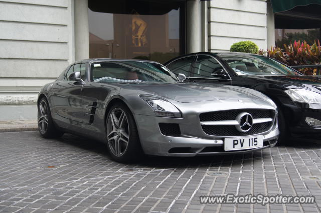 Mercedes SLS AMG spotted in Hong Kong, China