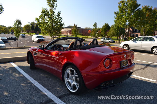 Alfa Romeo 8C spotted in West Chester, Pennsylvania