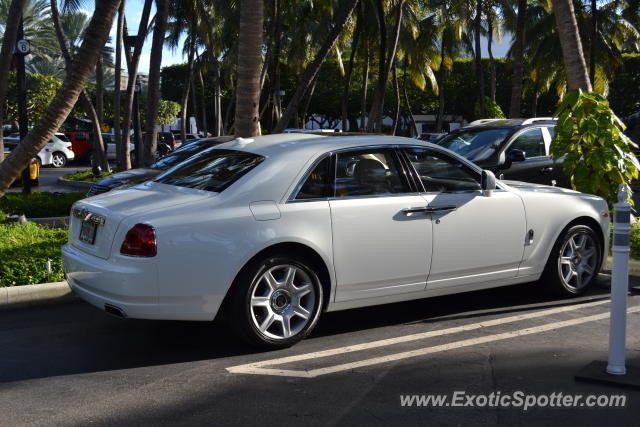 Rolls Royce Ghost spotted in Miami, Florida