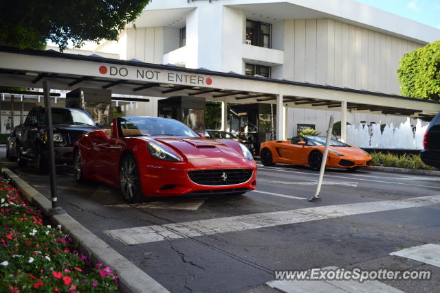 Ferrari California spotted in Miami, Florida