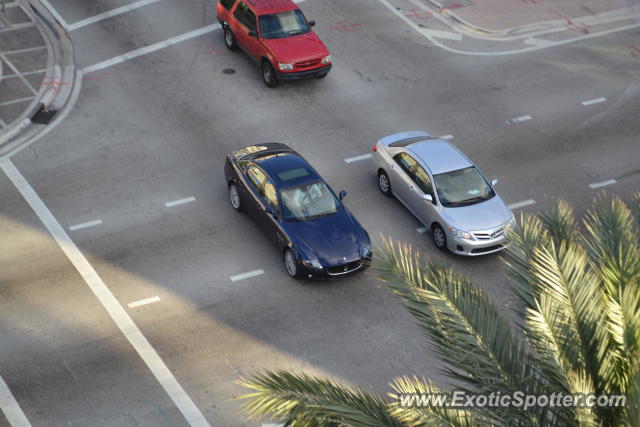 Maserati Quattroporte spotted in Miami, Florida