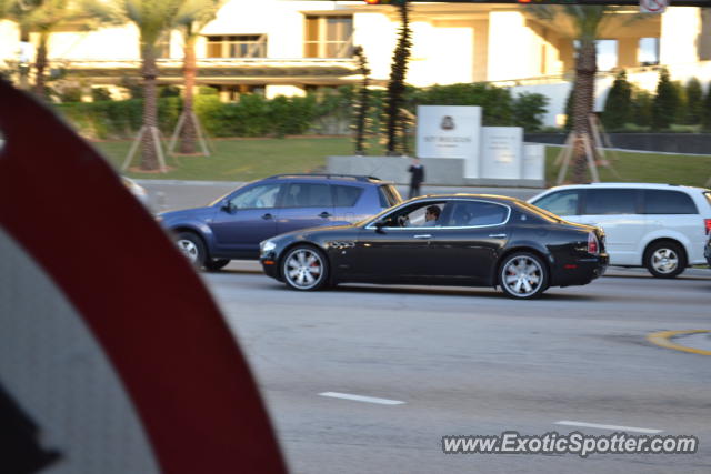 Maserati Quattroporte spotted in Miami, Florida