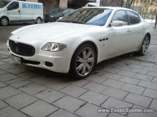 Maserati Quattroporte spotted in Stockholm, Sweden