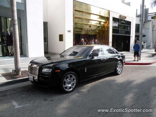 Rolls Royce Ghost spotted in Beverly Hills , California