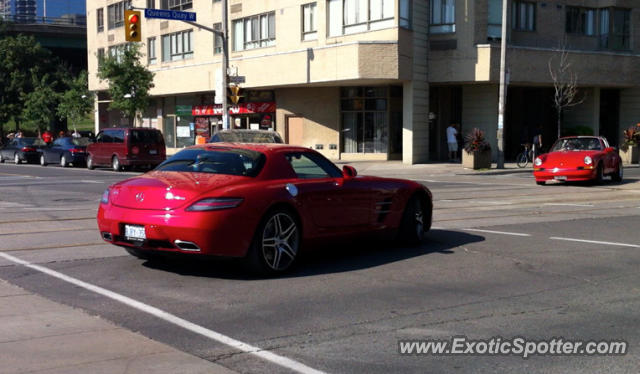 Mercedes SLS AMG spotted in Toronto, Canada