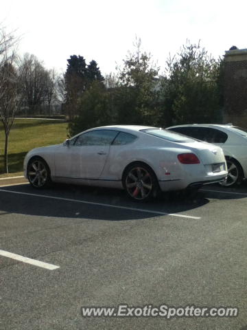 Bentley Continental spotted in Clarksville, Maryland