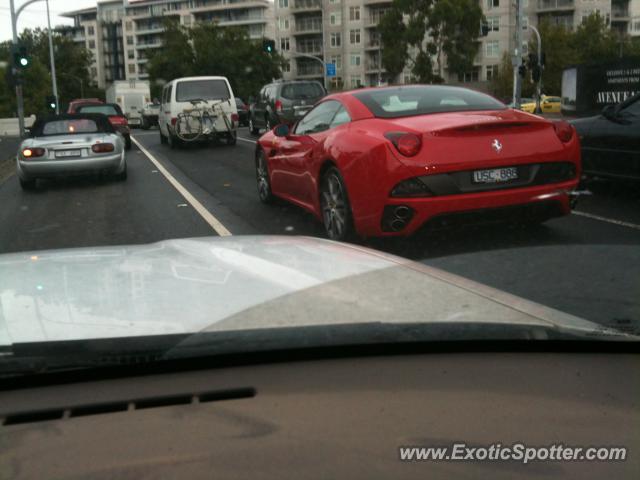 Ferrari California spotted in Melbourne, Australia