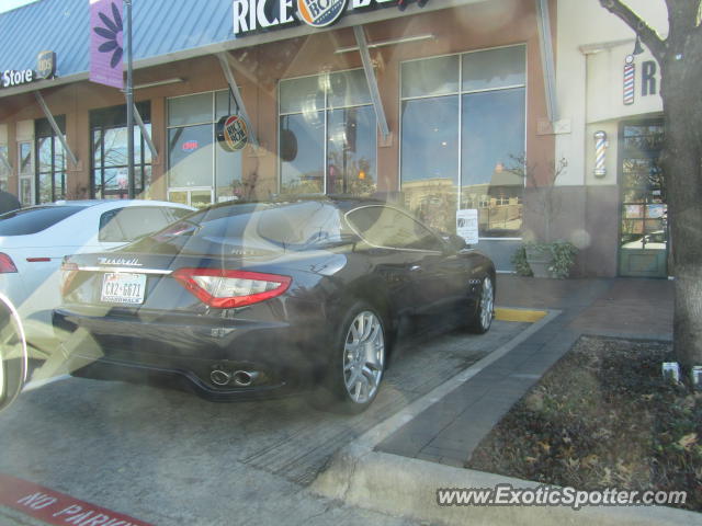 Maserati GranTurismo spotted in Dallas, Texas