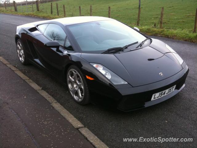 Lamborghini Gallardo spotted in Glasgow, United Kingdom