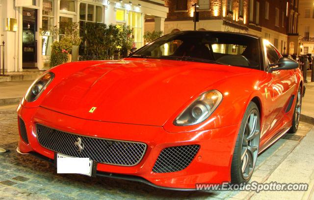 Ferrari 599GTB spotted in London, United Kingdom