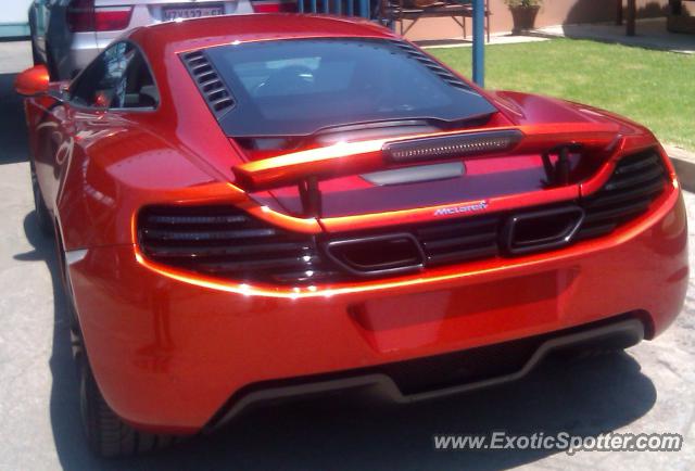 Mclaren MP4-12C spotted in Johannesburg, South Africa