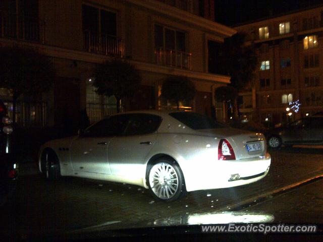 Maserati Quattroporte spotted in Istanbul, Turkey