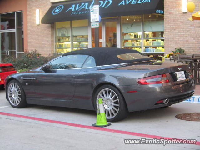 Aston Martin DB9 spotted in Dallas, Texas