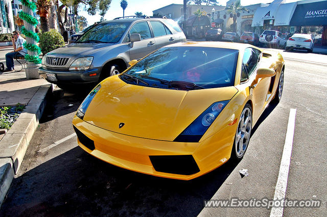 Lamborghini Gallardo spotted in La Jolla, California