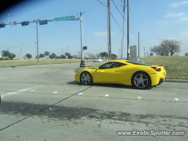 Ferrari 458 Italia spotted in Dallas, Texas