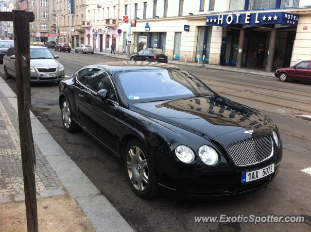 Bentley Continental spotted in Prague, Czech Republic