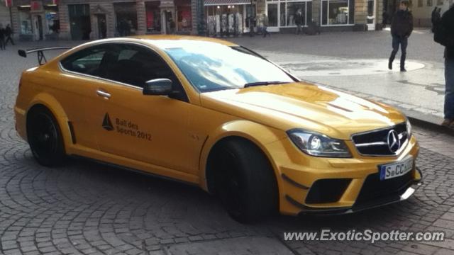 Mercedes C63 AMG Black Series spotted in Wiesbaden, Germany