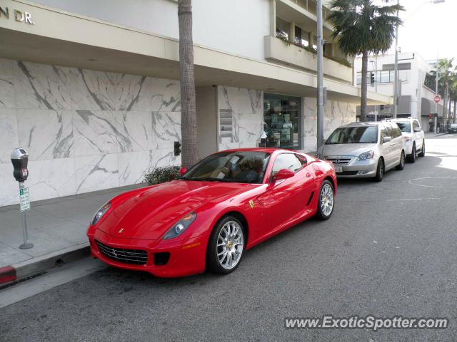 Ferrari 599GTB spotted in Beverly Hills , California