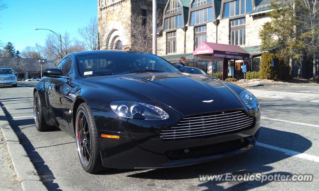 Aston Martin Vantage spotted in Newton, Massachusetts