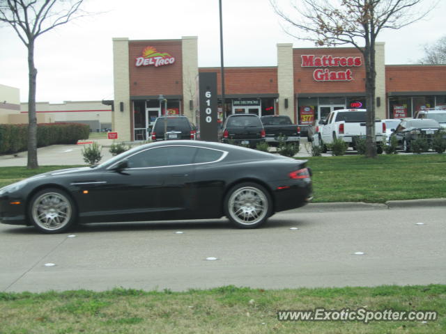 Aston Martin DB9 spotted in Dallas, Texas