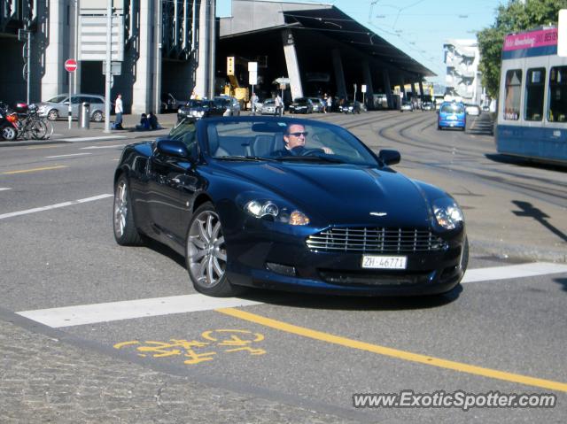 Aston Martin DB9 spotted in Zurich, Switzerland