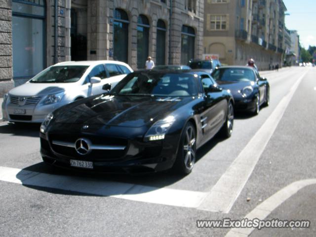 Mercedes SLS AMG spotted in Zurich, Switzerland