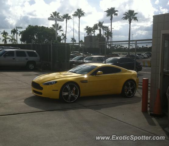 Aston Martin Vantage spotted in Dolphin Stadium, Florida
