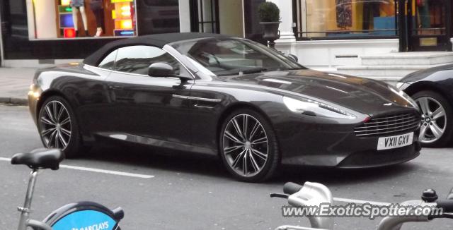 Aston Martin Virage spotted in London, United Kingdom