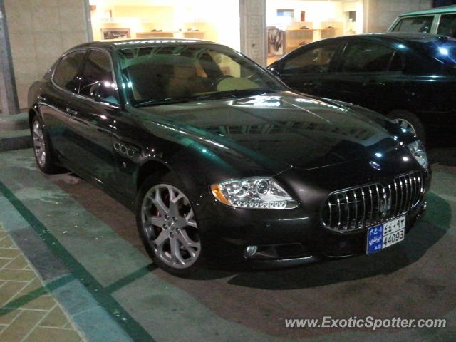 Maserati Quattroporte spotted in Abu Dhabi, United Arab Emirates