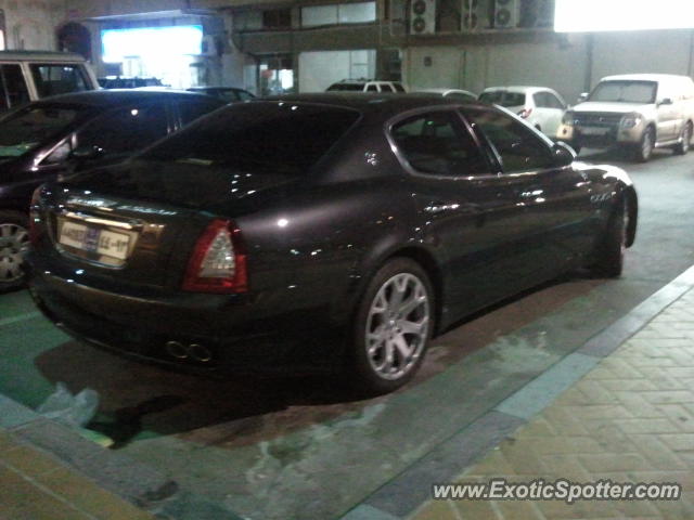 Maserati Quattroporte spotted in Abu Dhabi, United Arab Emirates