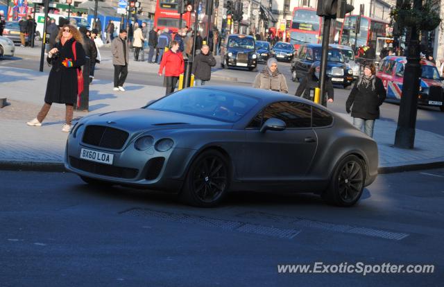 Bentley Continental spotted in London, United Kingdom