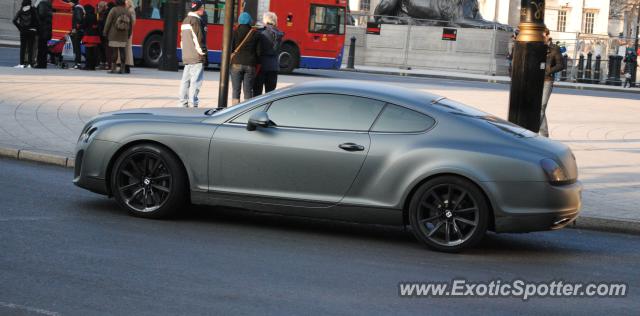 Bentley Continental spotted in London, United Kingdom