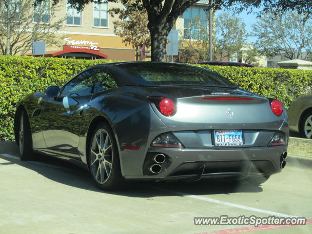 Ferrari California spotted in Dallas, Texas