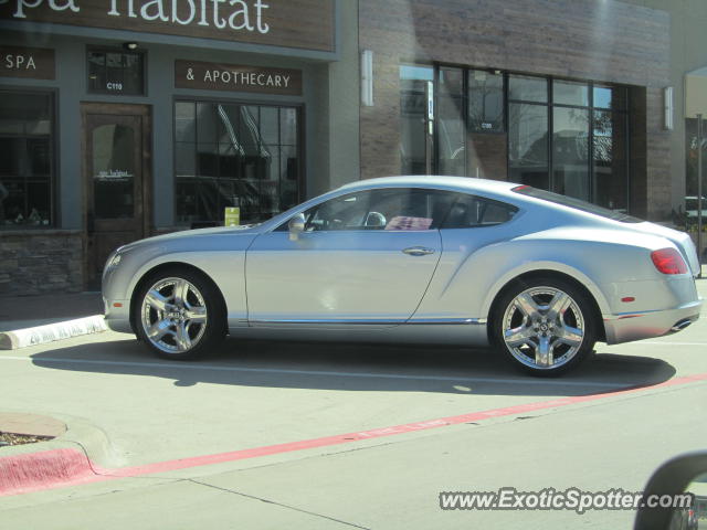 Bentley Continental spotted in Dallas, Texas