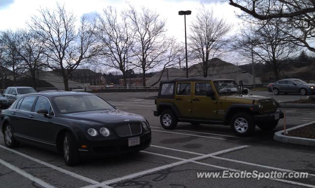 Bentley Continental spotted in Chestnut Hill, Massachusetts