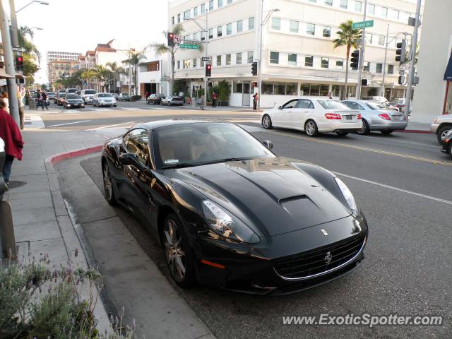 Ferrari California spotted in Beverly Hills , California