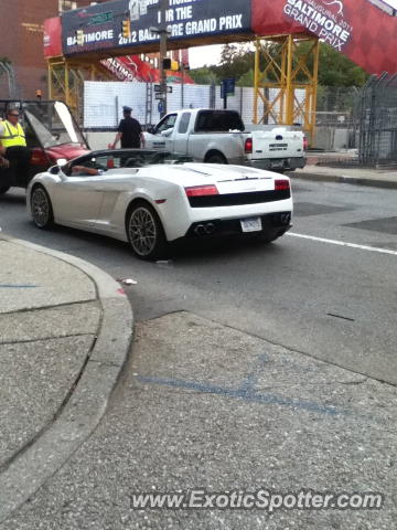 Lamborghini Gallardo spotted in Baltimore, Maryland