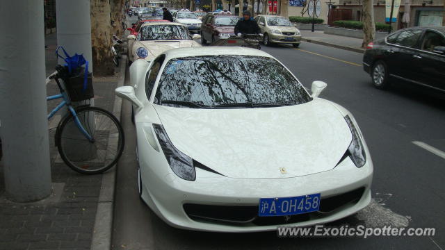 Ferrari 458 Italia spotted in SHANGHAI, China