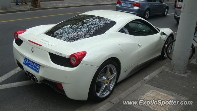 Ferrari 458 Italia spotted in SHANGHAI, China