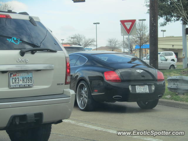 Bentley Continental spotted in Dallas, Texas