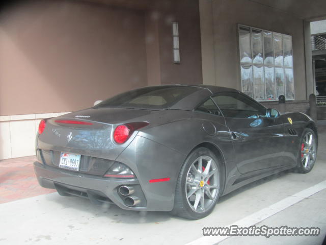 Ferrari California spotted in Dallas, Texas