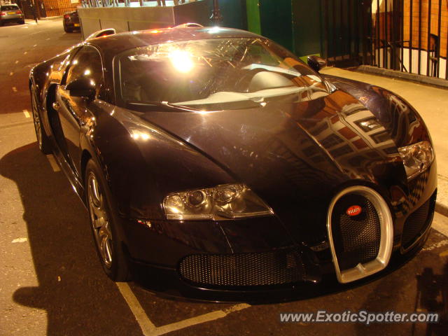 Bugatti Veyron spotted in London, United Kingdom