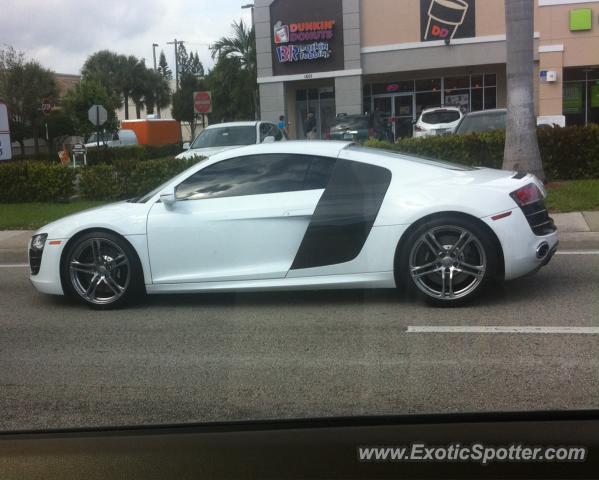 Audi R8 spotted in Ft. Lauderdale, Florida