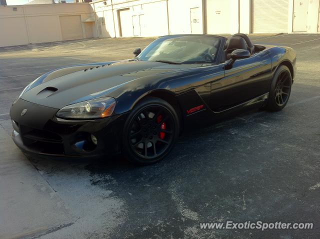 Dodge Viper spotted in Fort Lauderdale, Florida