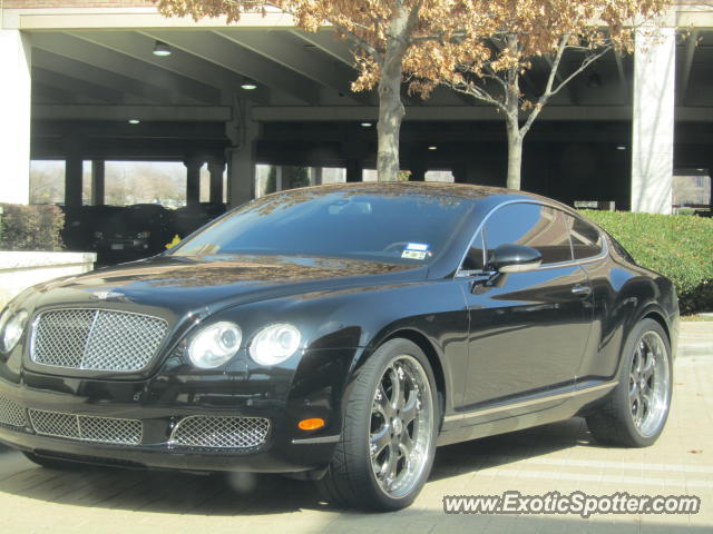 Bentley Continental spotted in Dallas, Texas