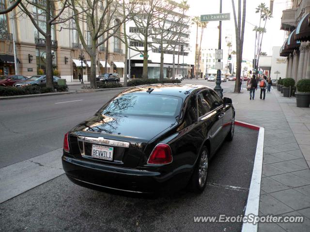 Rolls Royce Ghost spotted in Beverly Hills , California